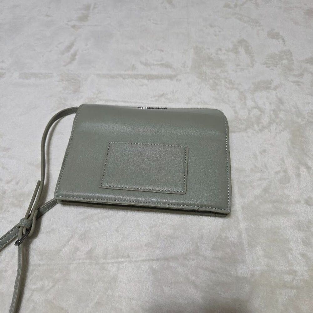 Steve Madden Olive Crossbody Bag Clutch Wallet w/ Chain and Strap Zipper Pocket - Picture 4 of 6